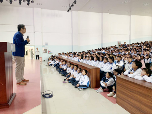 臨滄市中醫(yī)醫(yī)院開展健康知識(shí)進(jìn)校園宣講活動(dòng)